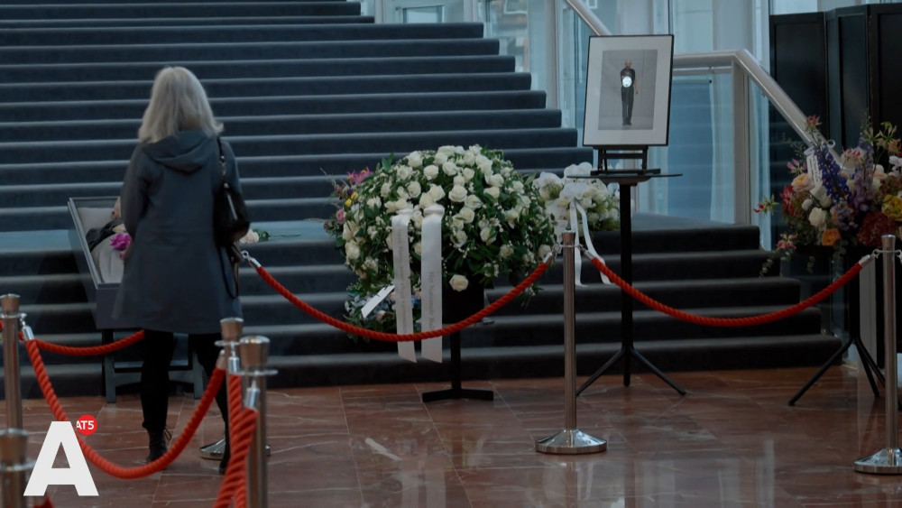 Friends, colleagues and ballet lovers bid farewell to choreographer Hans van Manen