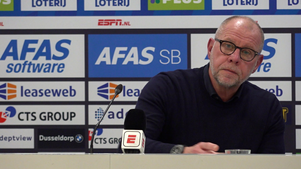 Grim over het matige gelijkspel van Ajax: "Goed dat we toch de goal hebben afgedwongen"