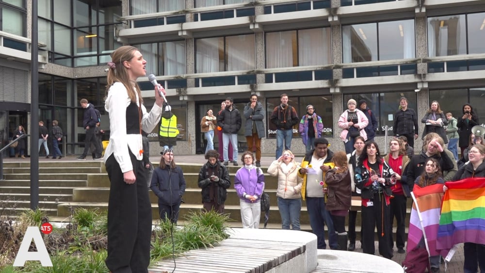 Studenten demonstreren tegen onveiligheid op VU: "Incidenten hadden voorkomen kunnen worden"