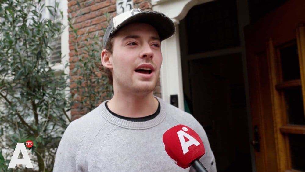 Student Finn moet 1300 euro huur betalen: "Voor mij is de woningmarkt een belangrijk thema"