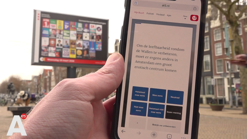 Most Kieskompas participants against erotic center and tourist coffee shop ban