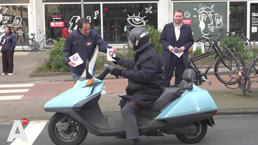 JA21 campaigns against Weesperknijp: "Giving people a wake-up call"