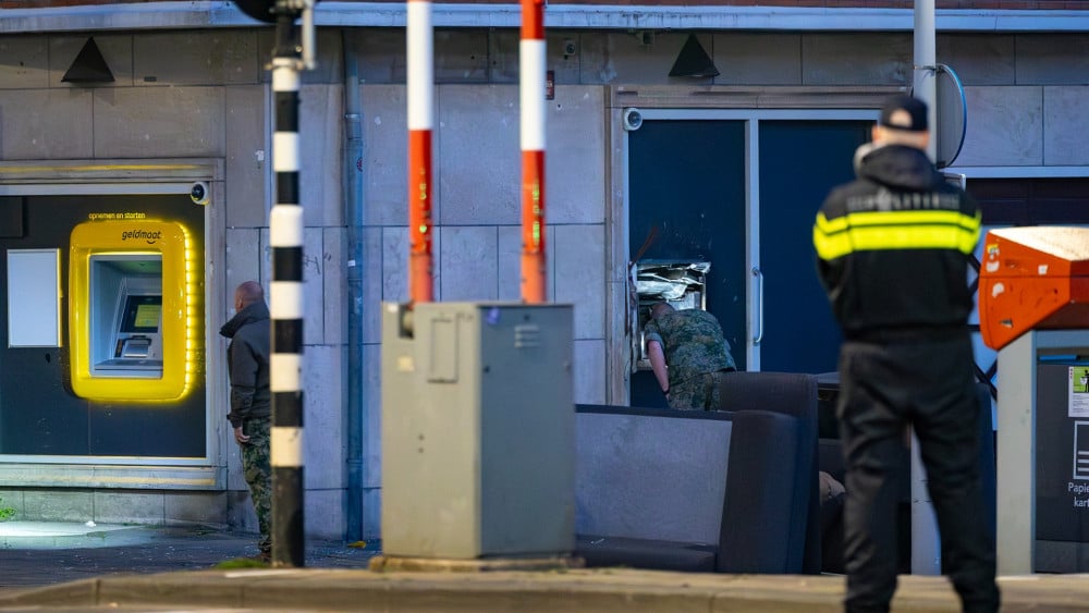 Plofkraak op geldstortautomaat in Zuid