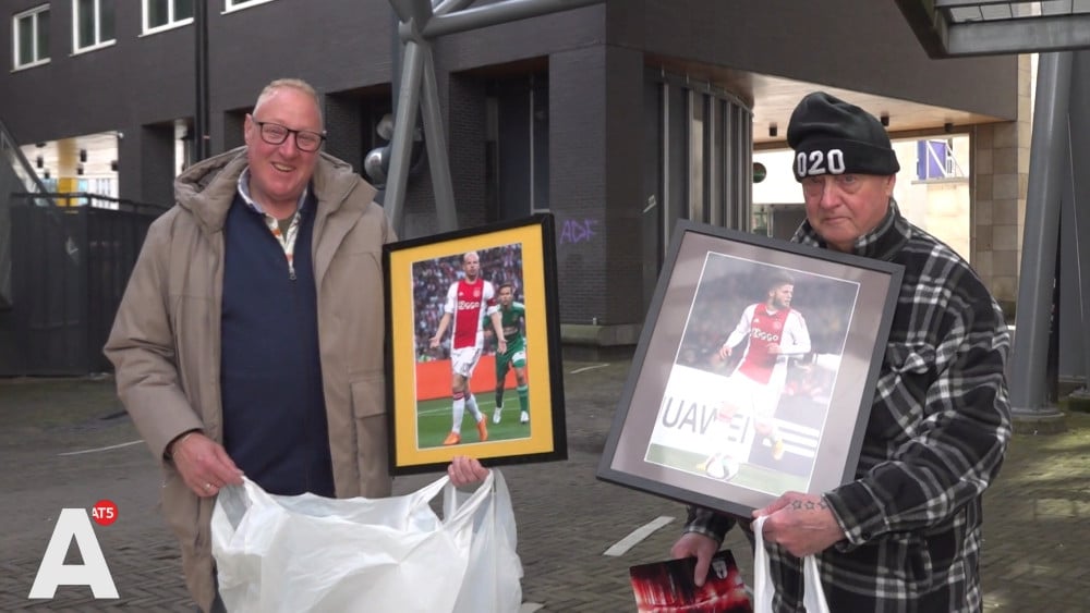 Verzamelbeurs in Ajax-supportershome: "Ik moet dit niet allemaal in de huiskamer gaan ophangen"