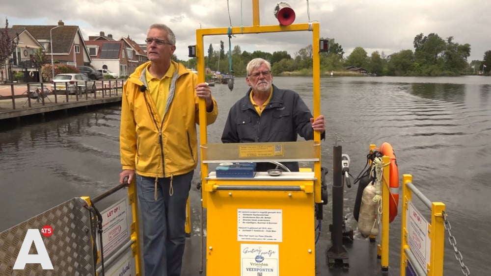 Erik en Martin stoppen ermee: pontje naar het Amsterdamse Bos dreigt te verdwijnen