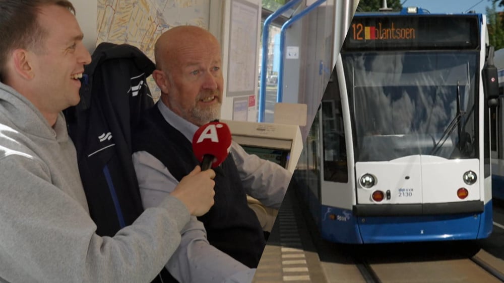 Zingende Rob zorgt voor tramverbinding: “Hopen dat mensen elkaar ook weer een beetje gaan versieren”