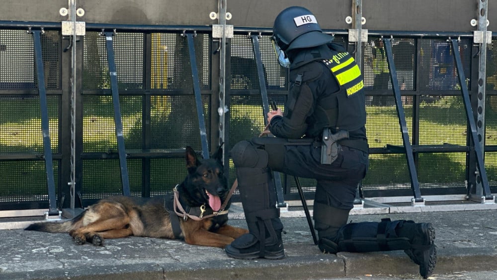 Stenen, paarden en honden: zo zag de onrust na Ajax - Utrecht eruit