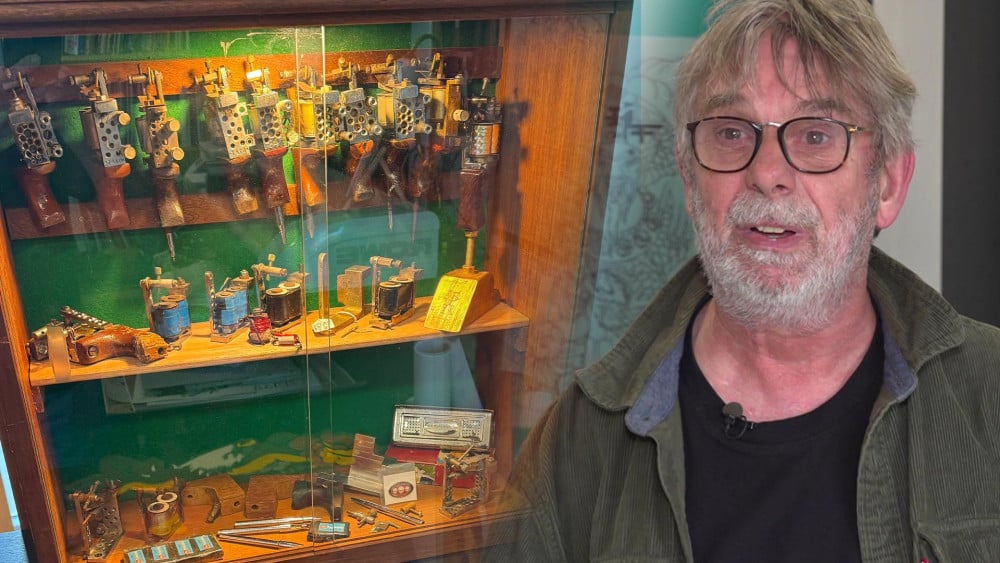 Zoon Tattoo Peter in tranen: oude tattoomachines van zijn vader gestolen