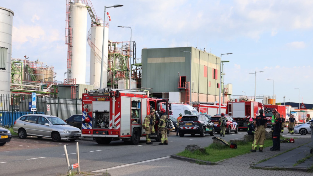 Veel brandweer voor 'gevaarlijke stof' in Westelijk Havengebied