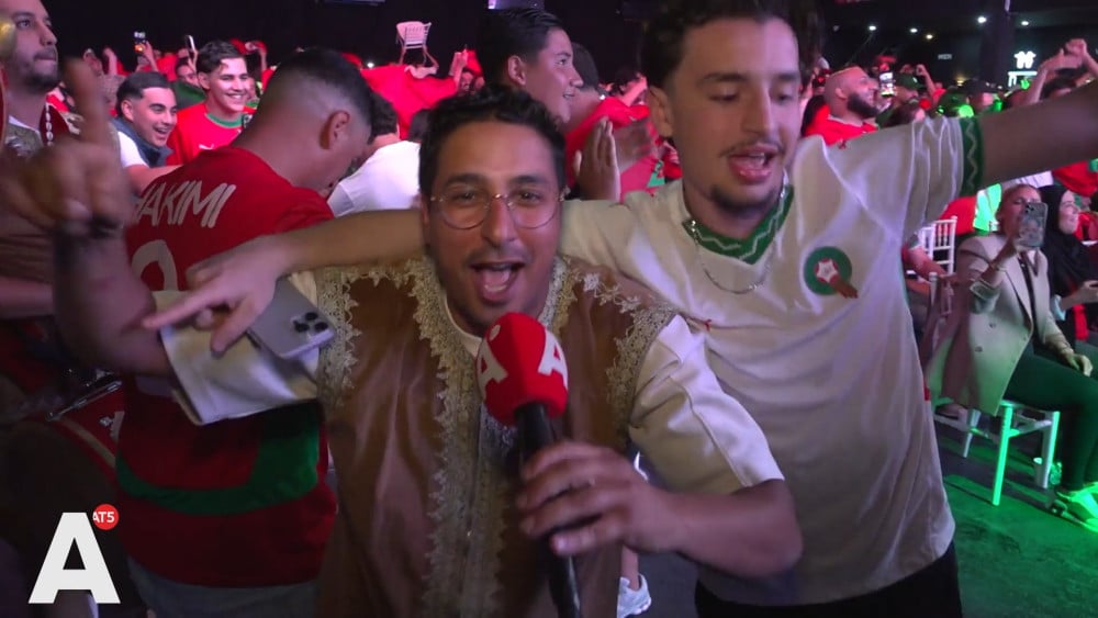 Uitzinnige Marokko-fans na ruime overwinning op Canada: "Ben trots op alle Marokkanen"