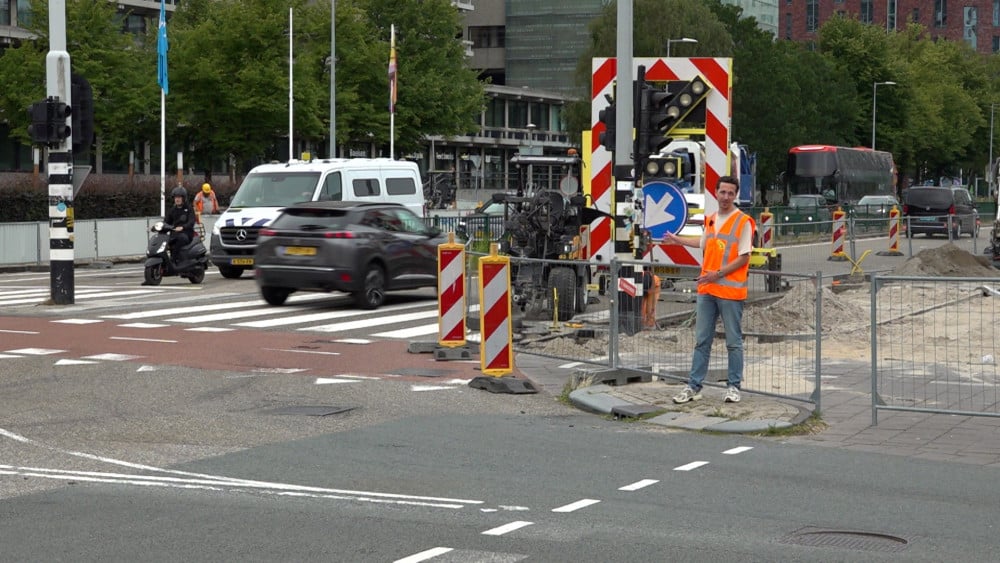 De Boelelaan in beide richtingen afgesloten: ''We pakken ook direct de kruising aan''