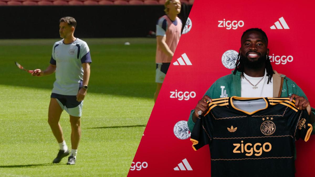 Ajax bereidt zich in Johan Cruijff Arena voor op Vojvodina en spits Tolu is binnen