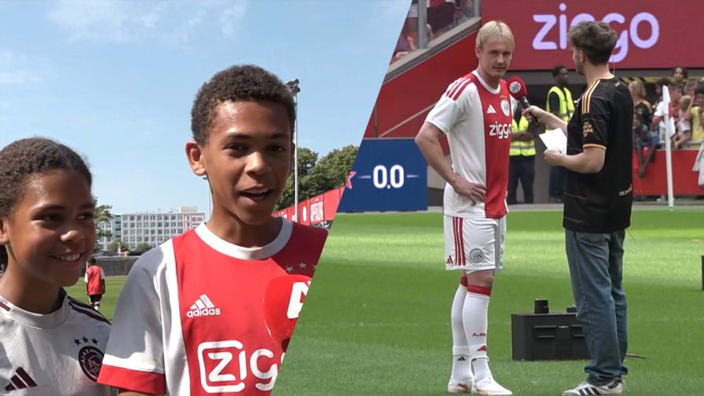 Supporters weer ouderwets ambitieus op de open dag van Ajax: "De treble moet lukken"