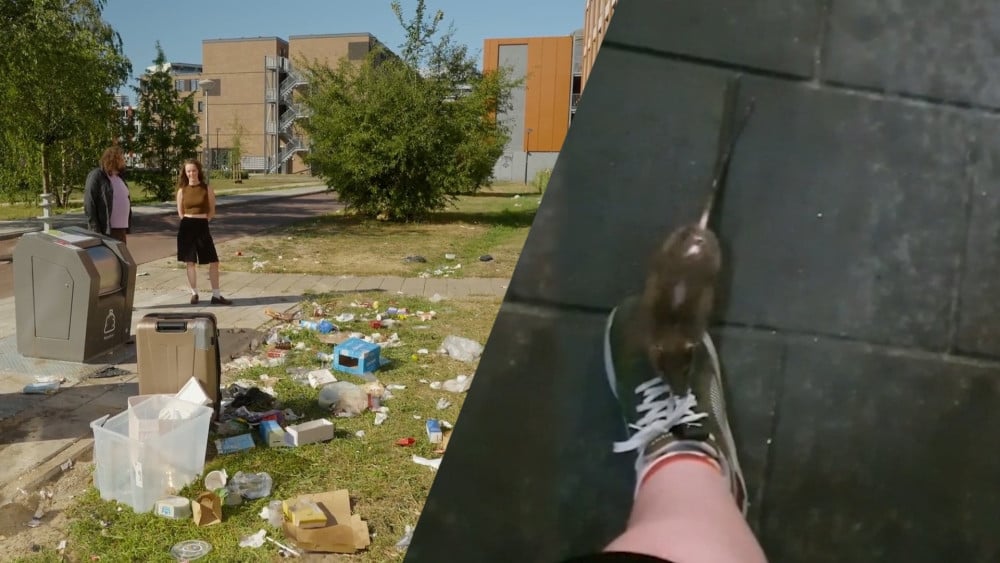 Bewoners Spinozacampus slaan alarm: door afvaldumpingen lopen de ratten op hen af