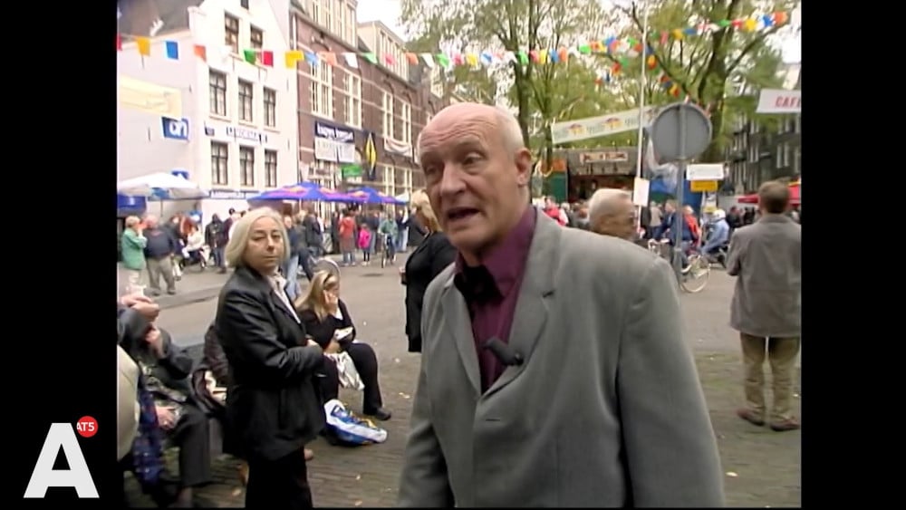 Jordaneser dan 'Mister Jordaan Festival' Jan de Bie (85) werd het niet: ''Grote mond, gouden hart"