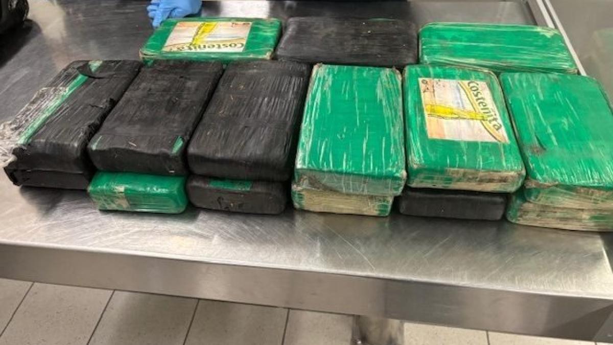 Douane vindt 18 kilo cocaïne in bagage van bemanningslid uit Mexico