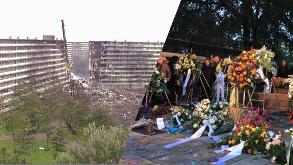 Bijlmervliegramp 34 jaar later herdacht in Zuidoost