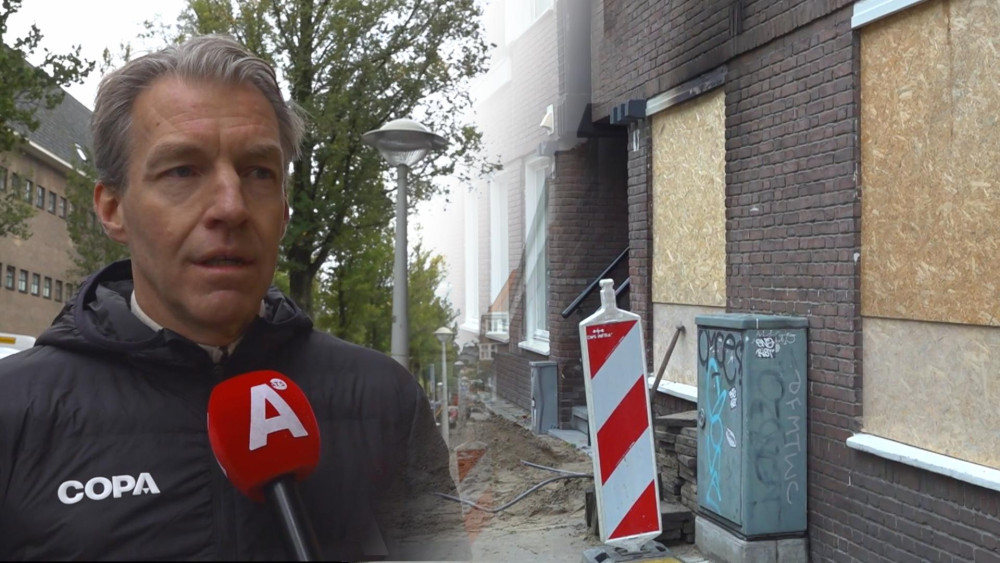 Bewoners Geulstraat geschrokken na woningbrand, bewoner springt uit raam