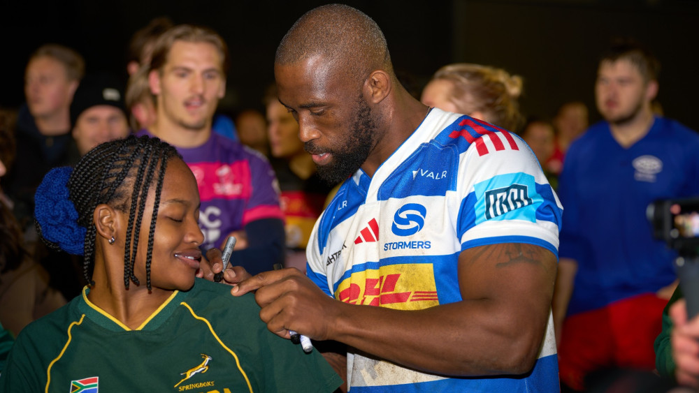De Ronaldo of Messi van het rugby: Zuid-Afrikaanse legende traint mee met studenten ASRV Ascrum